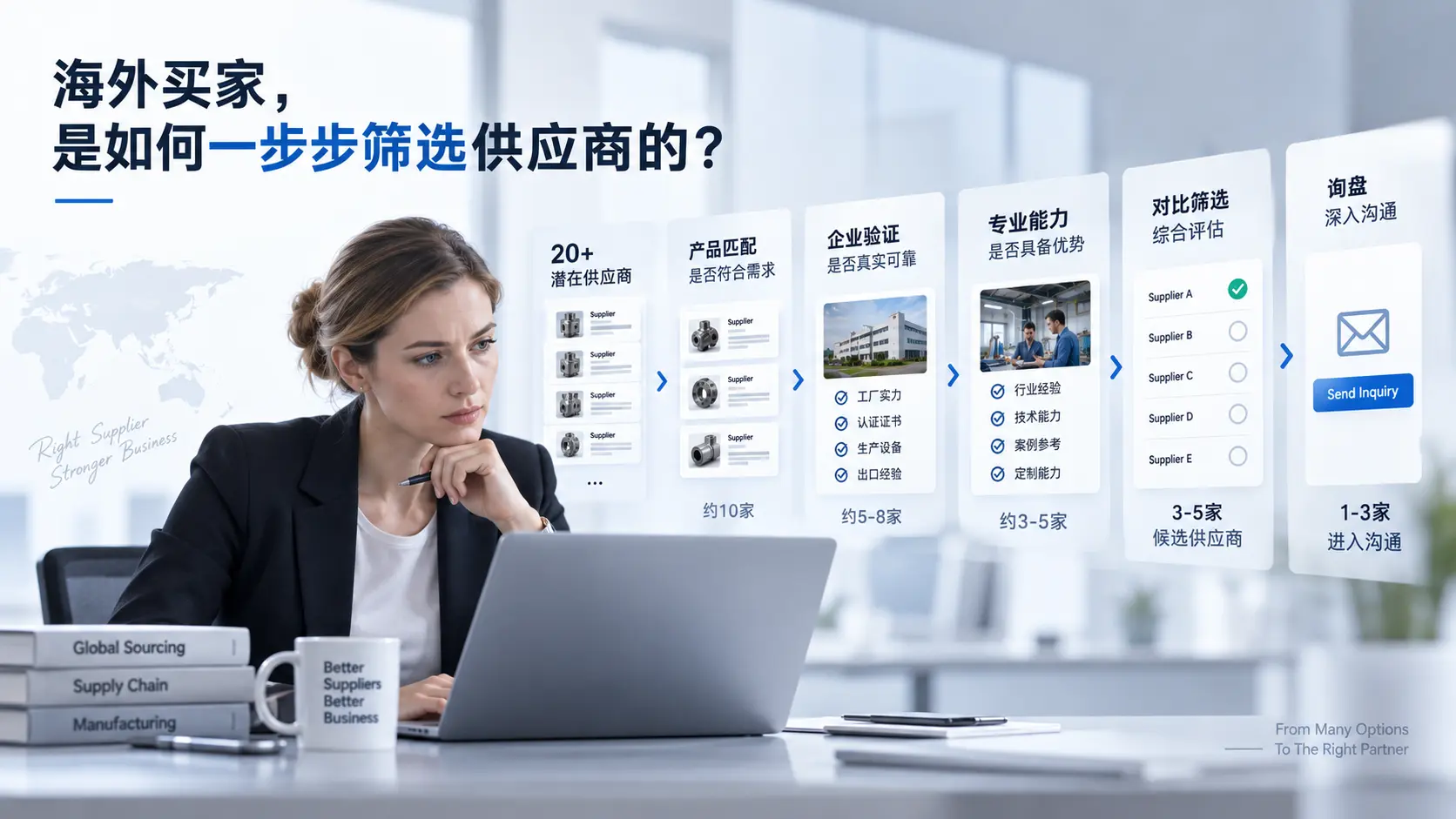 站在海外买家的视角：一家中国供应商，是如何被一步步“筛掉”的？