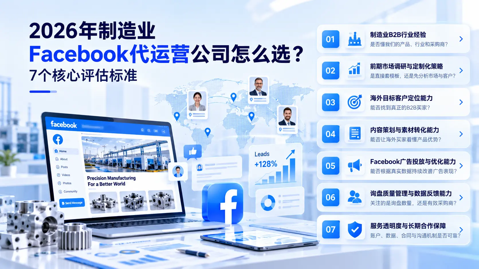 2026年制造业Facebook代运营公司怎么选？7个核心评估标准